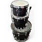 Used Gretsch Drums 3 Piece USA Custom Black Oyster Drum Kit