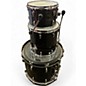 Used Gretsch Drums 3 Piece USA Custom Black Oyster Drum Kit