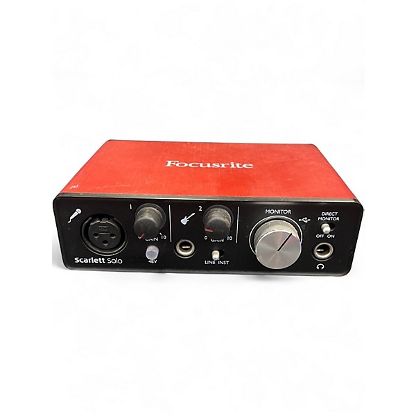 Used Focusrite Scarlett Solo Audio Interface
