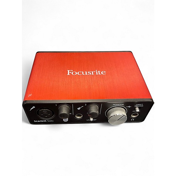 Used Focusrite Scarlett Solo Audio Interface