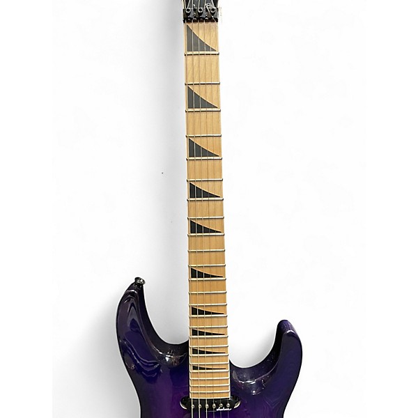 Used Jackson JS32 Dinky Trans Purple Solid Body Electric Guitar