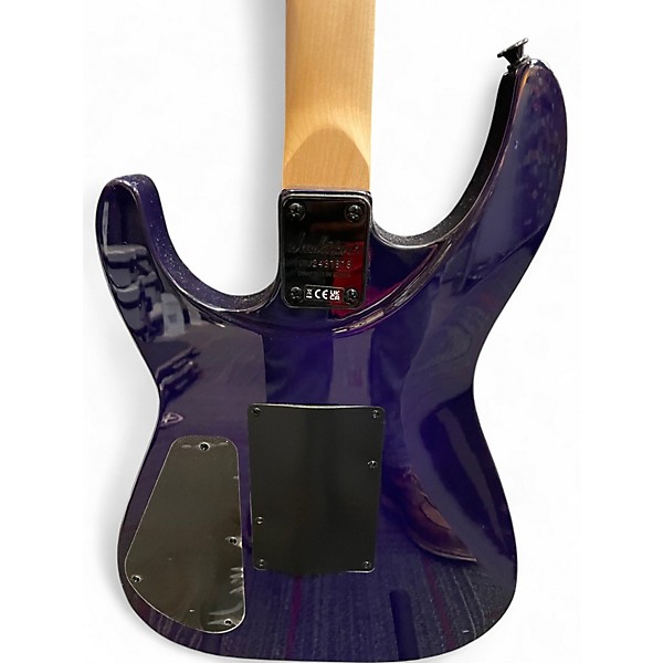 Used Jackson JS32 Dinky Trans Purple Solid Body Electric Guitar