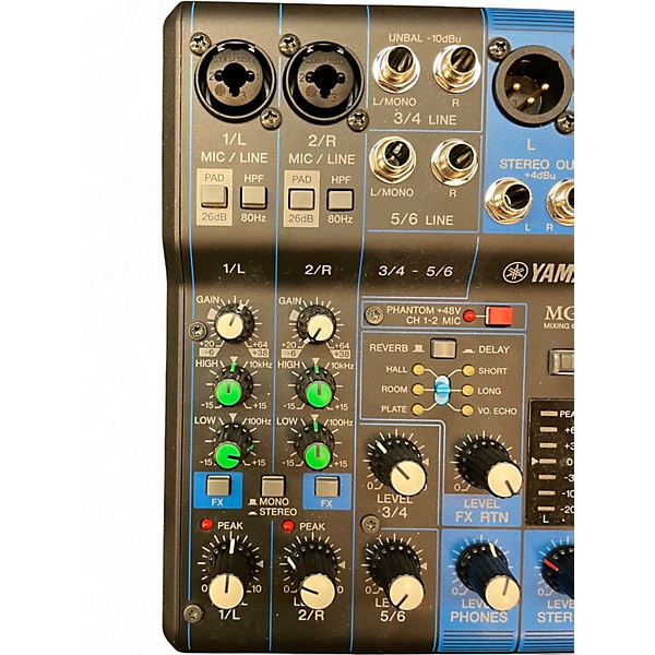 Used Yamaha MG06X Unpowered Mixer