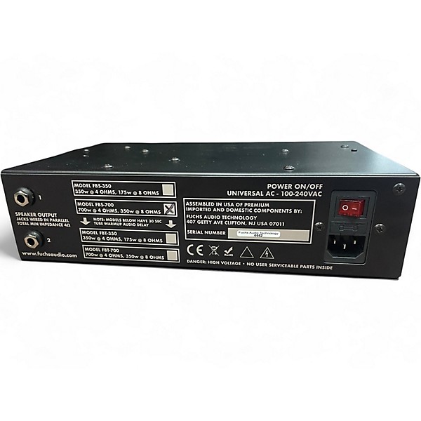 Used Fuchs FBS-700 Bass Amp Head