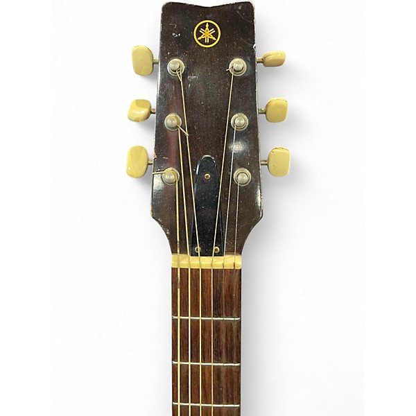 Vintage 1972 Yamaha FG75 Natural Acoustic Guitar