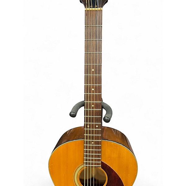 Vintage 1972 Yamaha FG75 Natural Acoustic Guitar