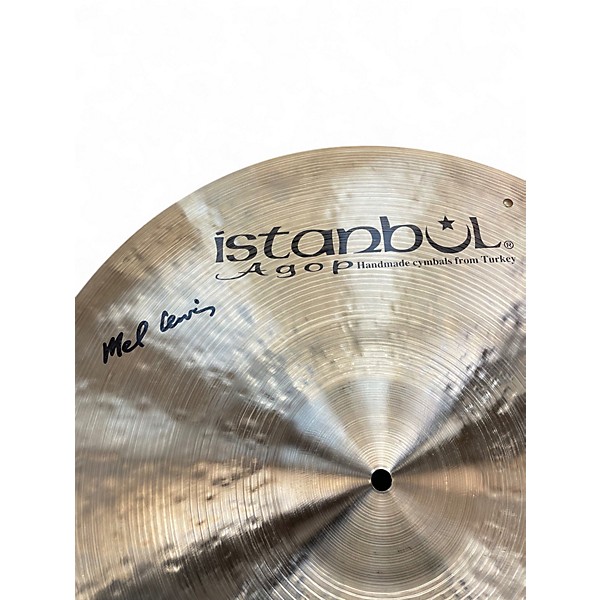 Used Istanbul Agop 21in Mel Lewis Signature Crash Ride Cymbal