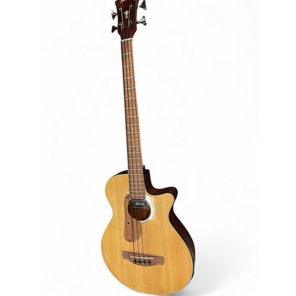 Used Ibanez AEGB30E Natural Acoustic Bass Guitar