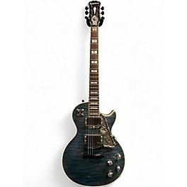 Used Epiphone LES PAUL Ocean Blue Solid Body Electric Guitar