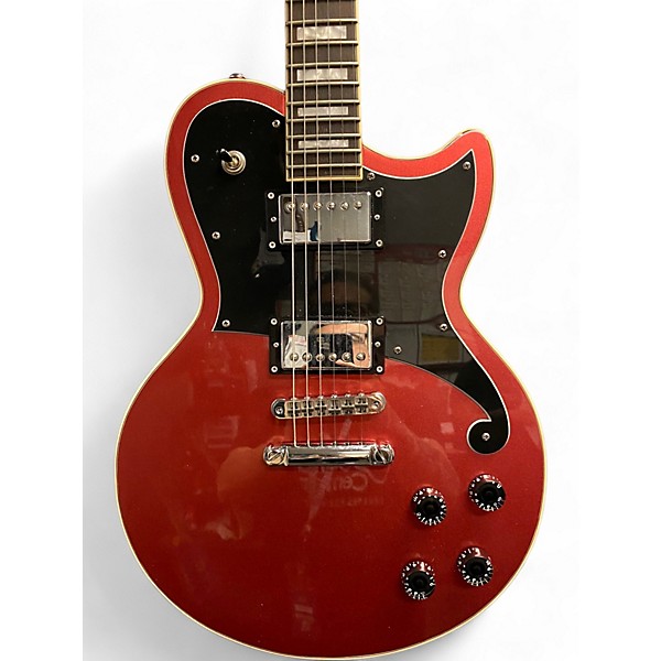 Used D'Angelico PREMIUM ATLANTIC Red Solid Body Electric Guitar