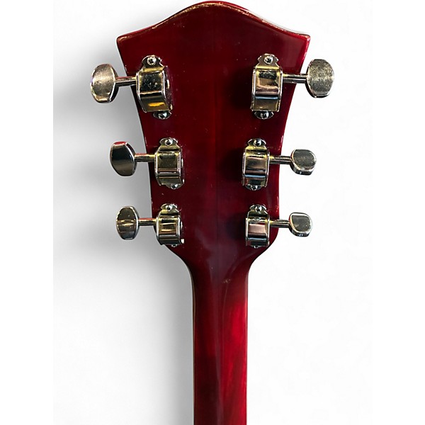 Vintage 1970s Gretsch Guitars 7566 Streamliner Cherry Hollow Body Electric Guitar