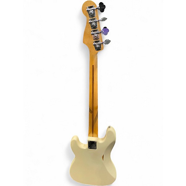 Used Fender Standard Precision Bass Olympic White Electric Bass Guitar