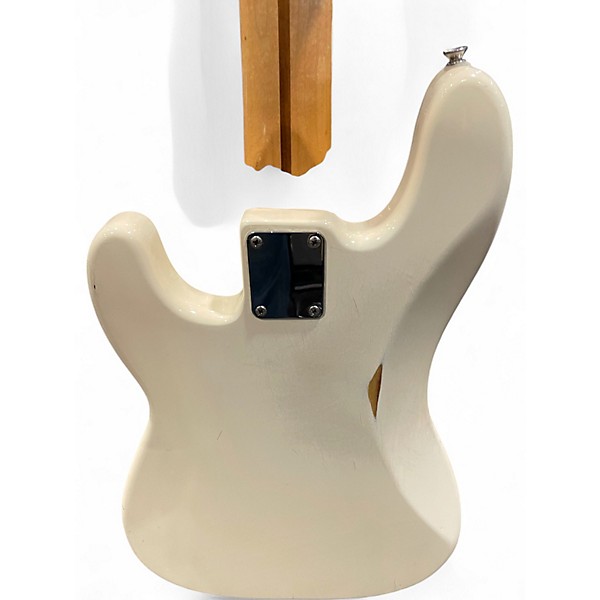 Used Fender Standard Precision Bass Olympic White Electric Bass Guitar