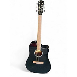 Used Fender CD60SCE Black Acoustic Electric Guitar