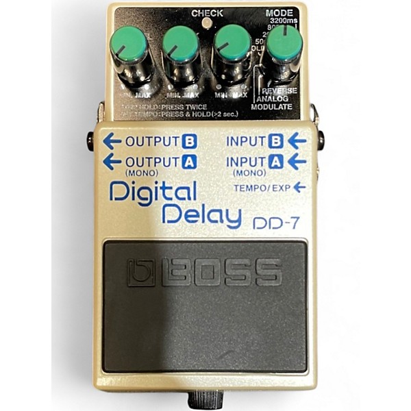 Used BOSS DD7 Digital Delay Effect Pedal
