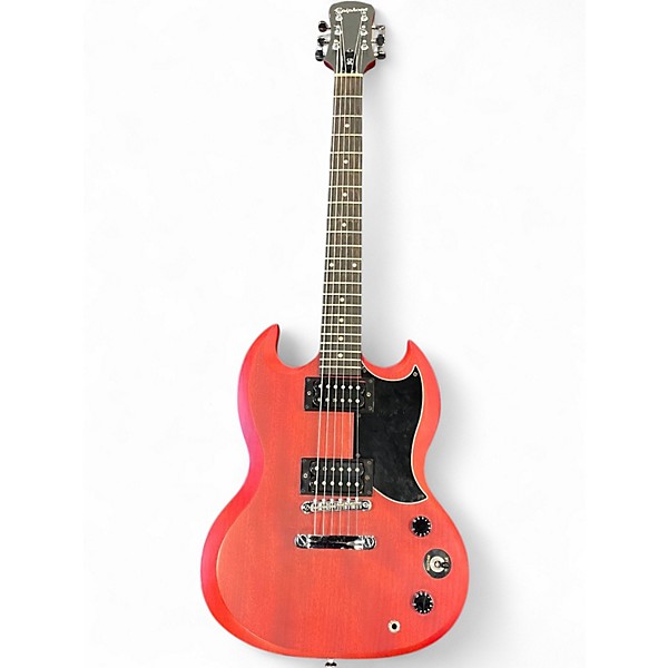 Used Epiphone SG Special Bolt On Worn Cherry Solid Body Electric Guitar