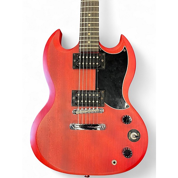 Used Epiphone SG Special Bolt On Worn Cherry Solid Body Electric Guitar