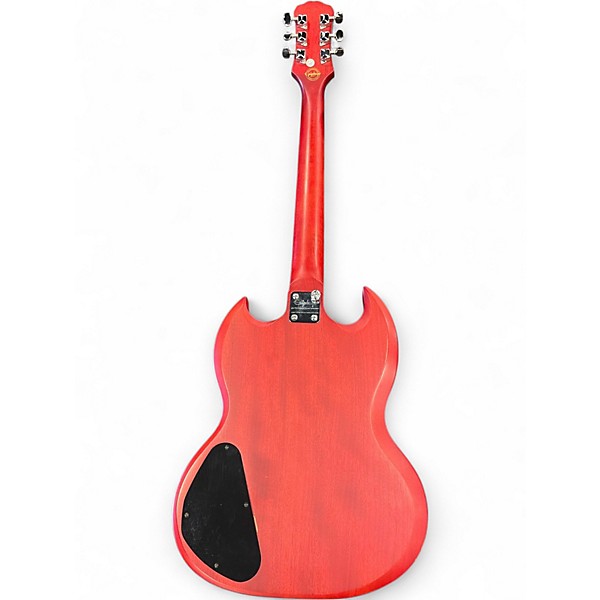 Used Epiphone SG Special Bolt On Worn Cherry Solid Body Electric Guitar