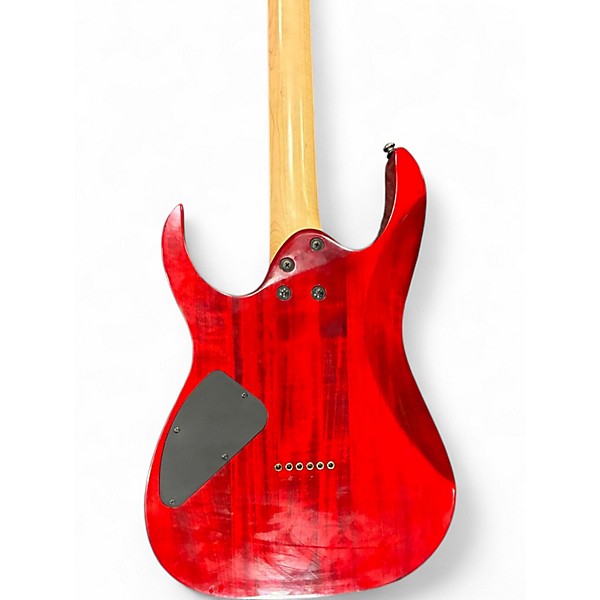 Used Ibanez RG321FMSP RG Series Crimson Red Trans Solid Body Electric Guitar