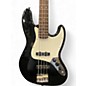Used Squier Affinity Jazz Bass Black Electric Bass Guitar