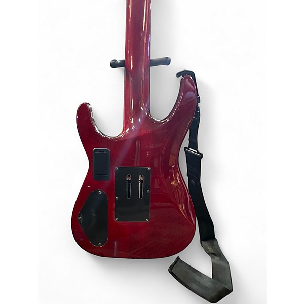 Used Jackson SLATXMGQ3-7 7 String Trans Red Solid Body Electric Guitar