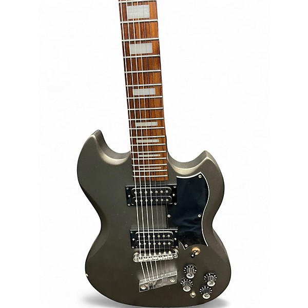 Used DeArmond S67 Gunmetal Gray Solid Body Electric Guitar