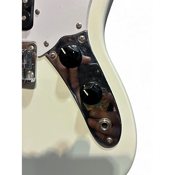 Used Squier Bullet Mustang HH Arctic White Solid Body Electric Guitar