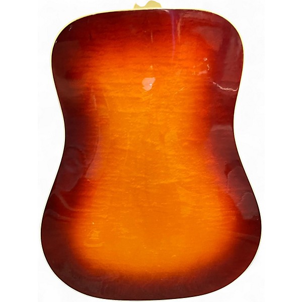 Vintage 1987 Guild D030A06 Cherry Sunburst Acoustic Guitar