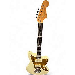 Used Squier J Mascis Jazzmaster Vintage White Solid Body Electric Guitar