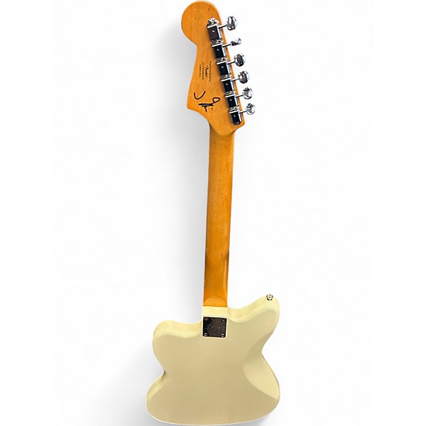 Used Squier J Mascis Jazzmaster Vintage White Solid Body Electric Guitar