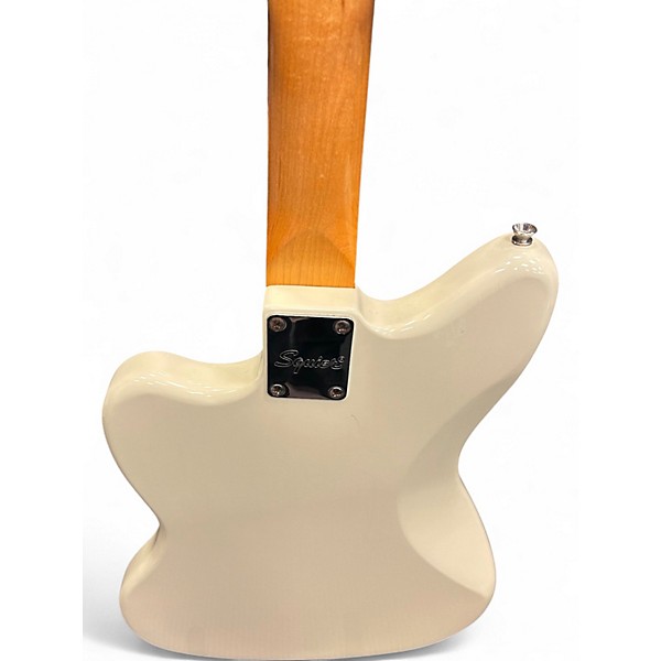 Used Squier J Mascis Jazzmaster Vintage White Solid Body Electric Guitar