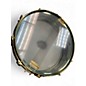 Used Ludwig 13X7 Carl Palmer Snare GREEN AND GOLD Drum