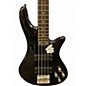 Used Schecter Guitar Research Raiden Deluxe 4 String Black Electric Bass Guitar