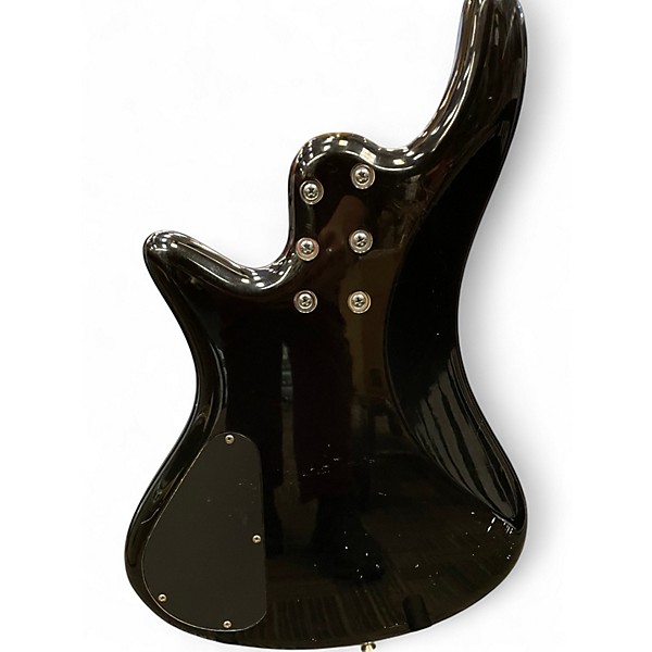 Used Schecter Guitar Research Raiden Deluxe 4 String Black Electric Bass Guitar