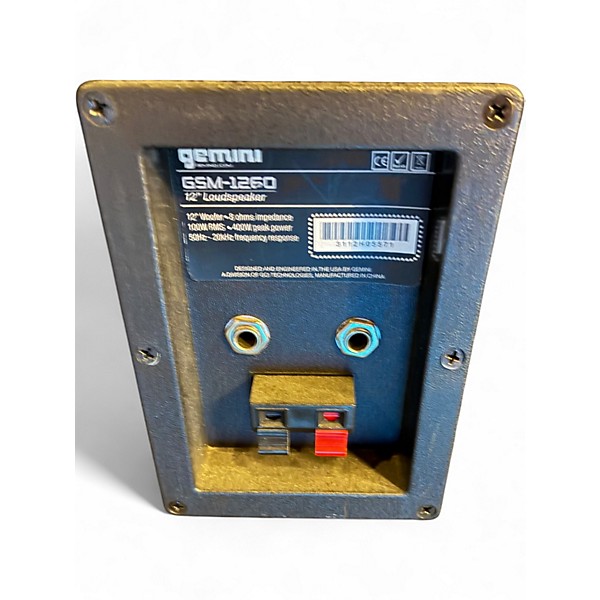 Used Gemini GSM-1260 Unpowered Speaker
