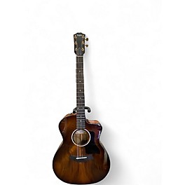 Used Taylor 224CEKDLX shaded edge burst Acoustic Electric Guitar