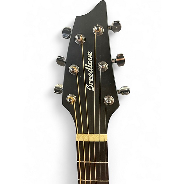 Used Breedlove Discovery Concert Cutaway Blue Acoustic Electric Guitar