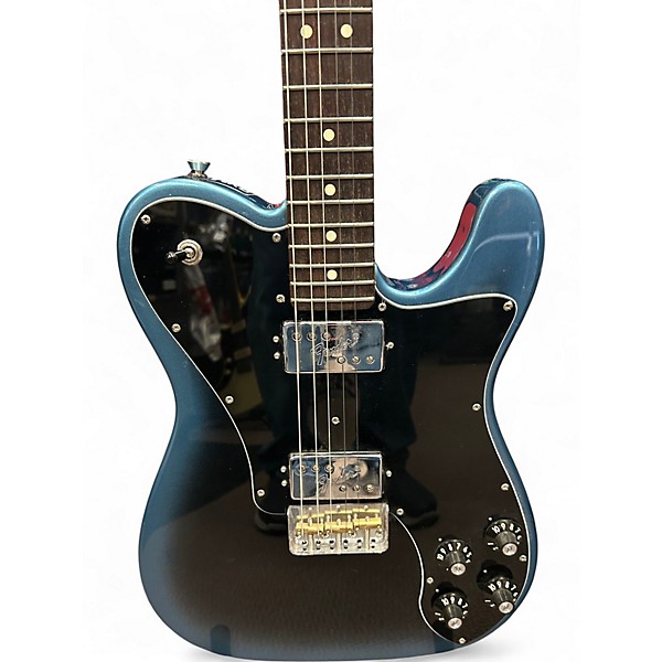 Used 2023 Fender American Deluxe Telecaster dark knight Solid Body Electric Guitar