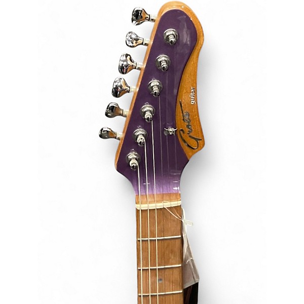 Used Grote SINGLE CUT Trans Purple Solid Body Electric Guitar