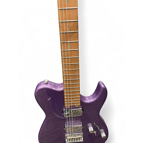 Used Grote SINGLE CUT Trans Purple Solid Body Electric Guitar