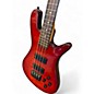 Used Spector Performer 4 Trans Red Electric Bass Guitar
