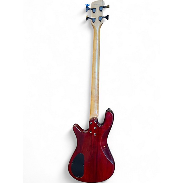 Used Spector Performer 4 Trans Red Electric Bass Guitar