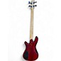 Used Spector Performer 4 Trans Red Electric Bass Guitar
