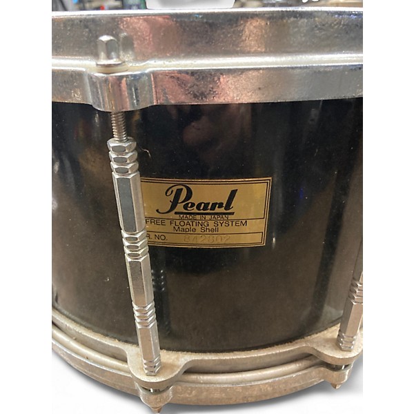 Used Pearl 14X8 Free Floating Snare BLACK Drum