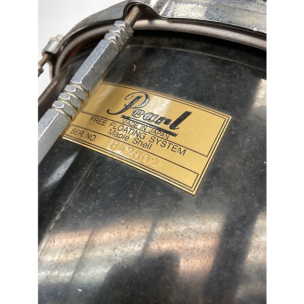 Used Pearl 14X8 Free Floating Snare BLACK Drum