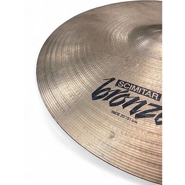 Used Zildjian 20in SCIMITAR RIDE Cymbal