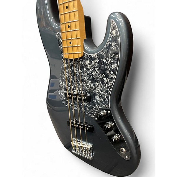 Used Fender American Standard Jazz Bass Charcoal Electric Bass Guitar