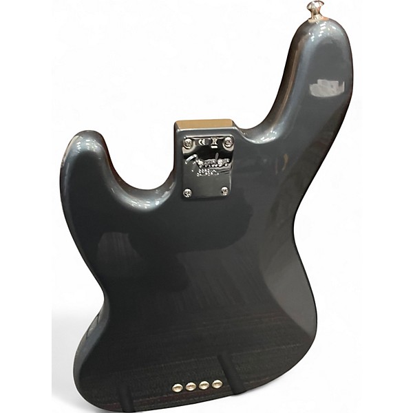 Used Fender American Standard Jazz Bass Charcoal Electric Bass Guitar