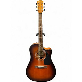 Used Fender CD60CE Sunburst Acoustic Electric Guitar