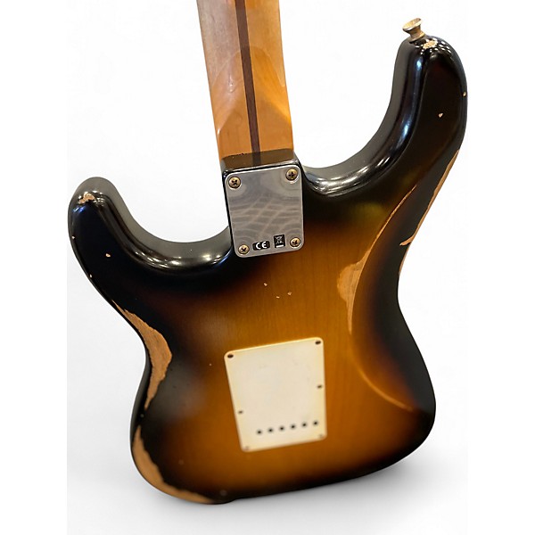 Used Fender Road Worn 1950S Stratocaster 2 Color Sunburst Solid Body Electric Guitar